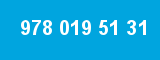978 019 51 31 978 019 51 31